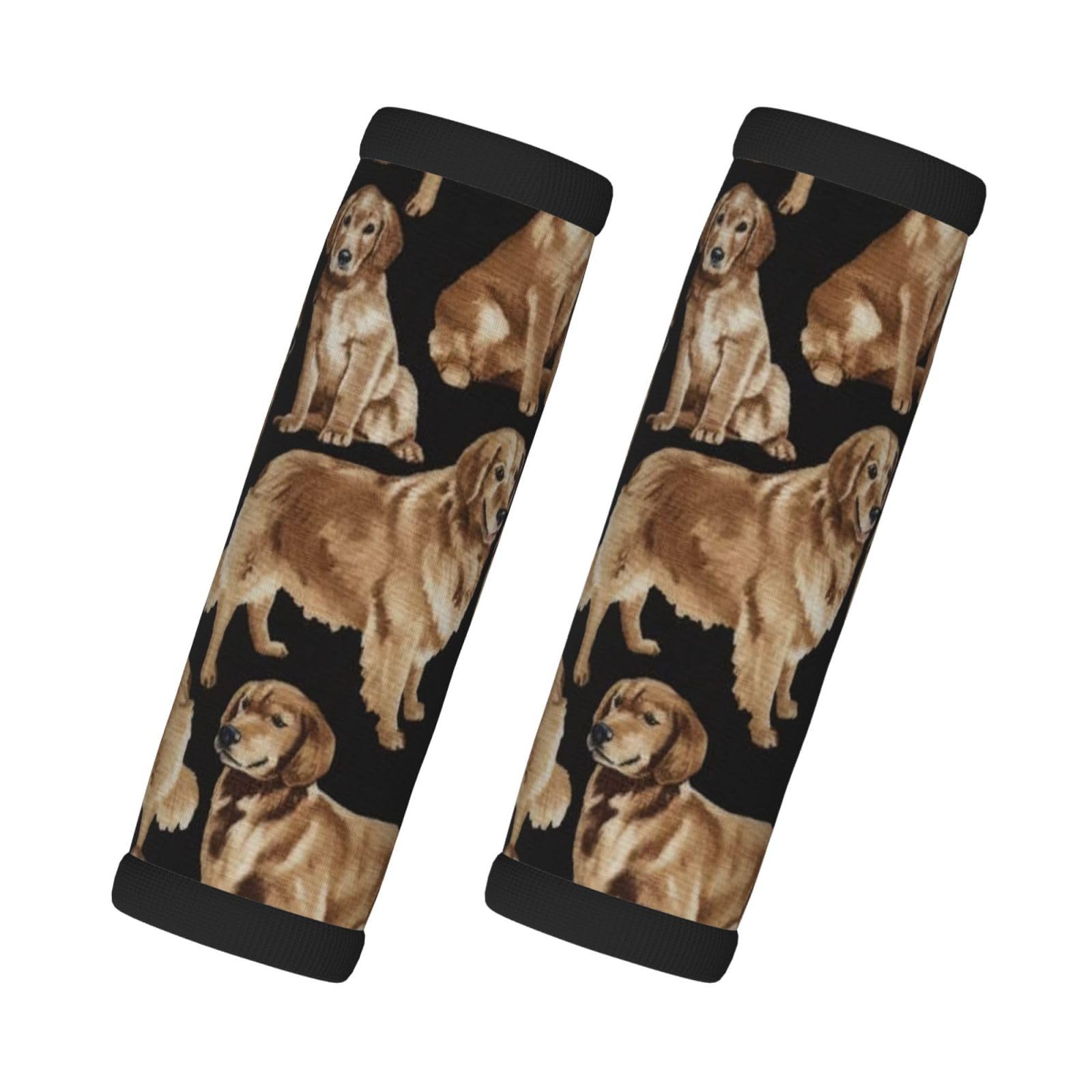 Golden Retrievers Gepäckgrifftasche, Gepäck-Handschuhe für Knopfgriff, Gepäckkoffer und Reisekoffer, Gepäckkoffer von GaxfjRu