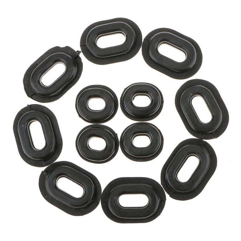 12x Gummitülle Verkleidungsscheibe Für CB CL XL 100 CG125 CB125S CB125T von Gazechimp