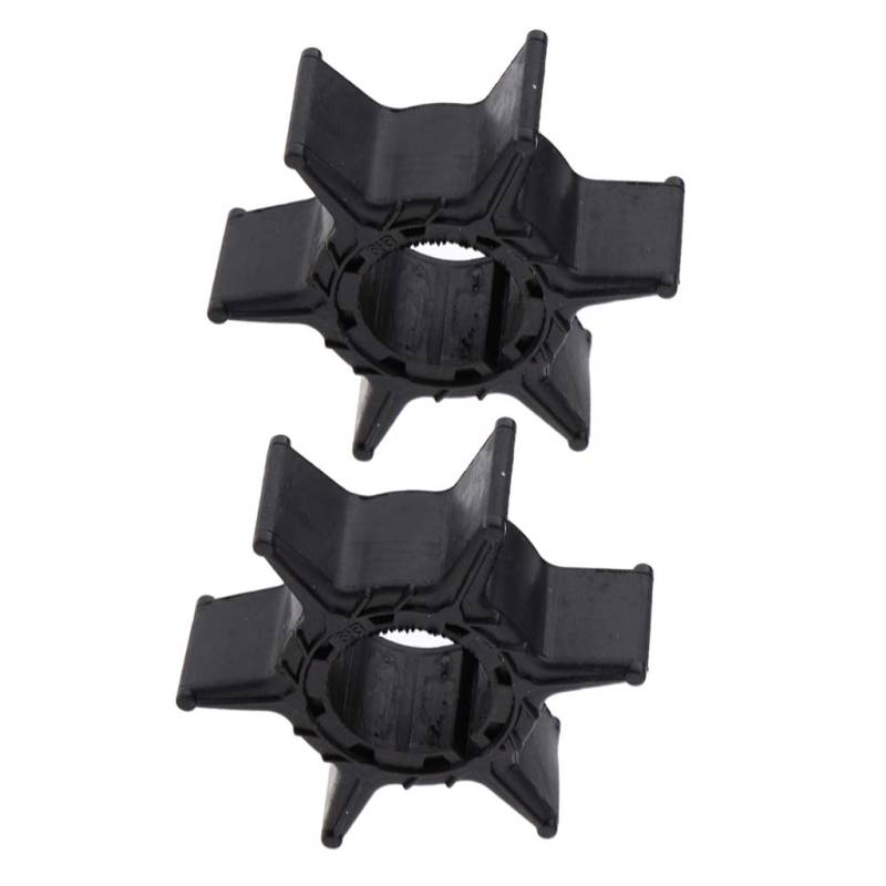 Gazechimp 2er Pack Wasserpumpe Impeller Flügelrad Ersatzlaufrad für Yamaha 2-/ 4-Stroke 50PS Außenborder Motoren von Gazechimp