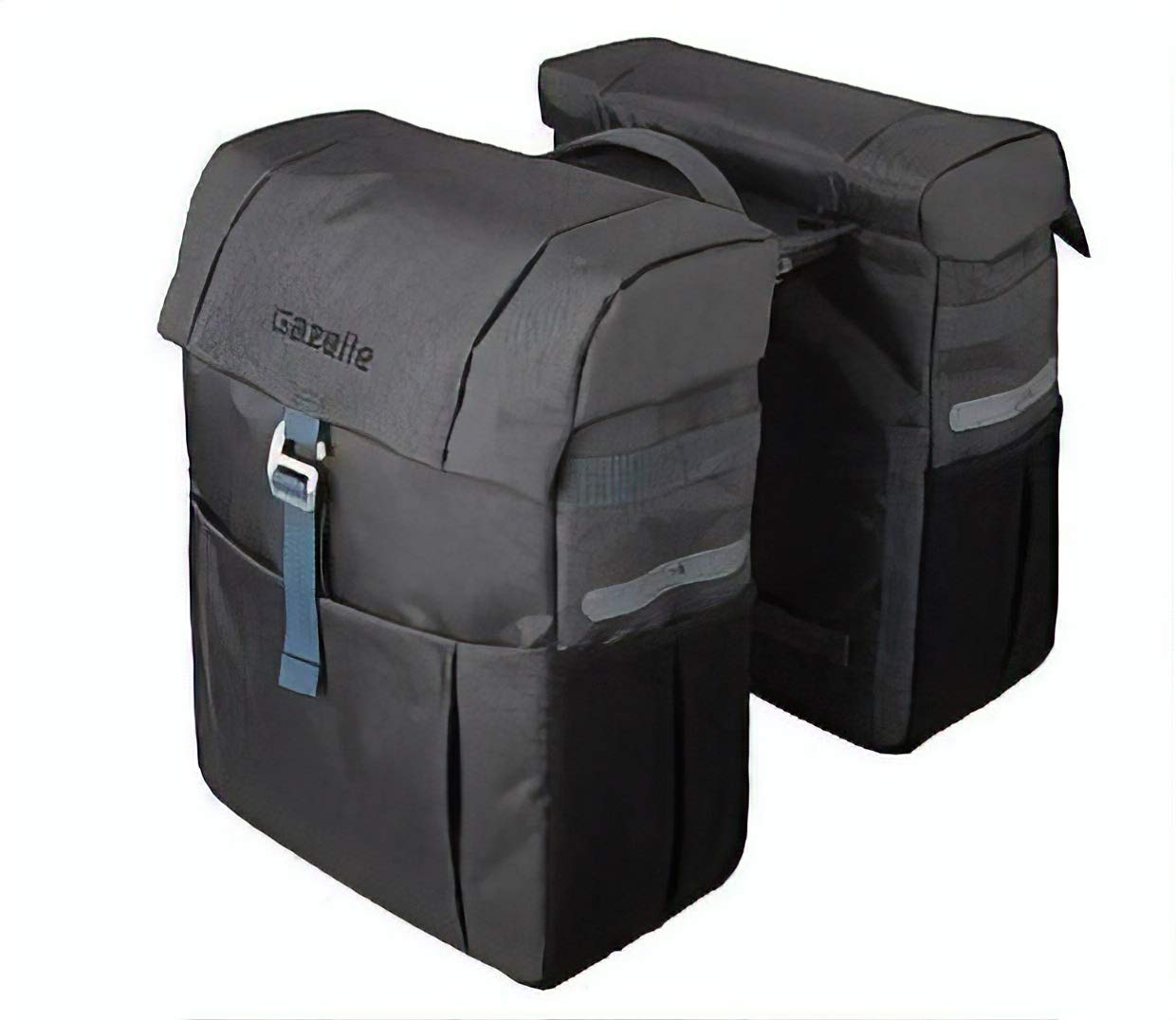 Gazelle doppelpacktasche 37 Liter anthrazit/blau von Gazelle