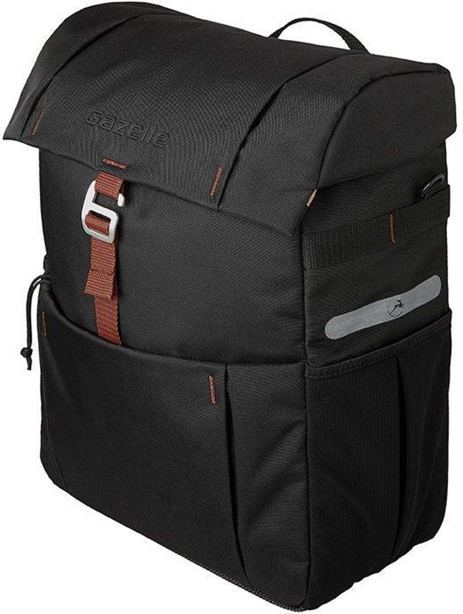 Gazelle packsack 18,5 Liter schwarz/braun von Gazelle