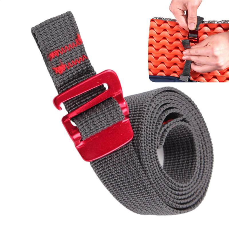 Gazocua Nylongurt Mit Schnalle 150 cm, Utility Straps Nylonseil, Nylon Heavy Webbing Strap, Schnellverschluss, Verstellbare Taschengepäckgurte Zum Wandern, Klettern, Spanngurte von Gazocua