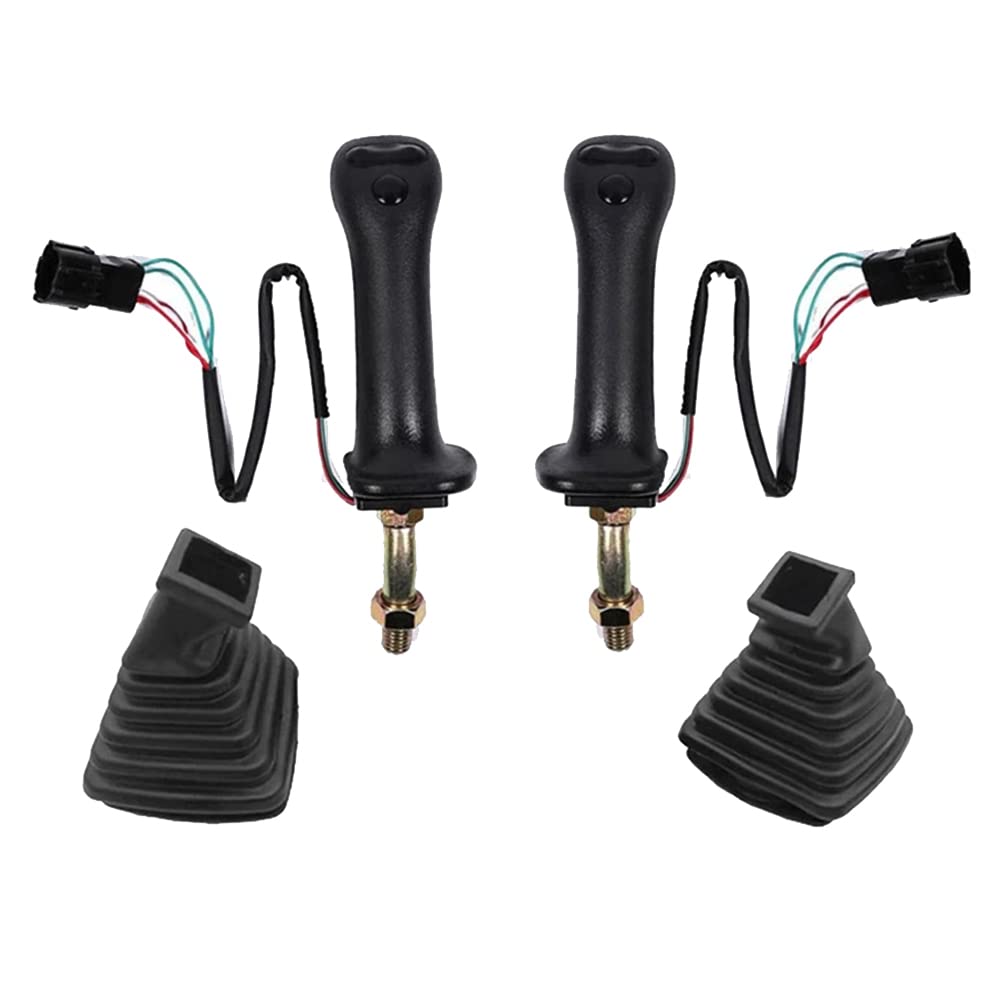 Gbloodst 1Set L+R Bagger Joystick Assy Gears Handle with Dust Cover for- Doosan- DX150 215 225 370-9C von Gbloodst