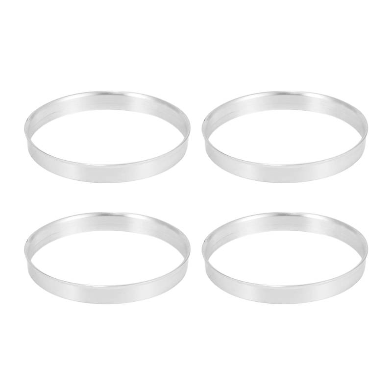 Gbloodst 4 X Universal Aluminium Nabe Zentrisch Ring Spurverbreiterung Set 74.1mm O/D 72.6mm I/D von Gbloodst