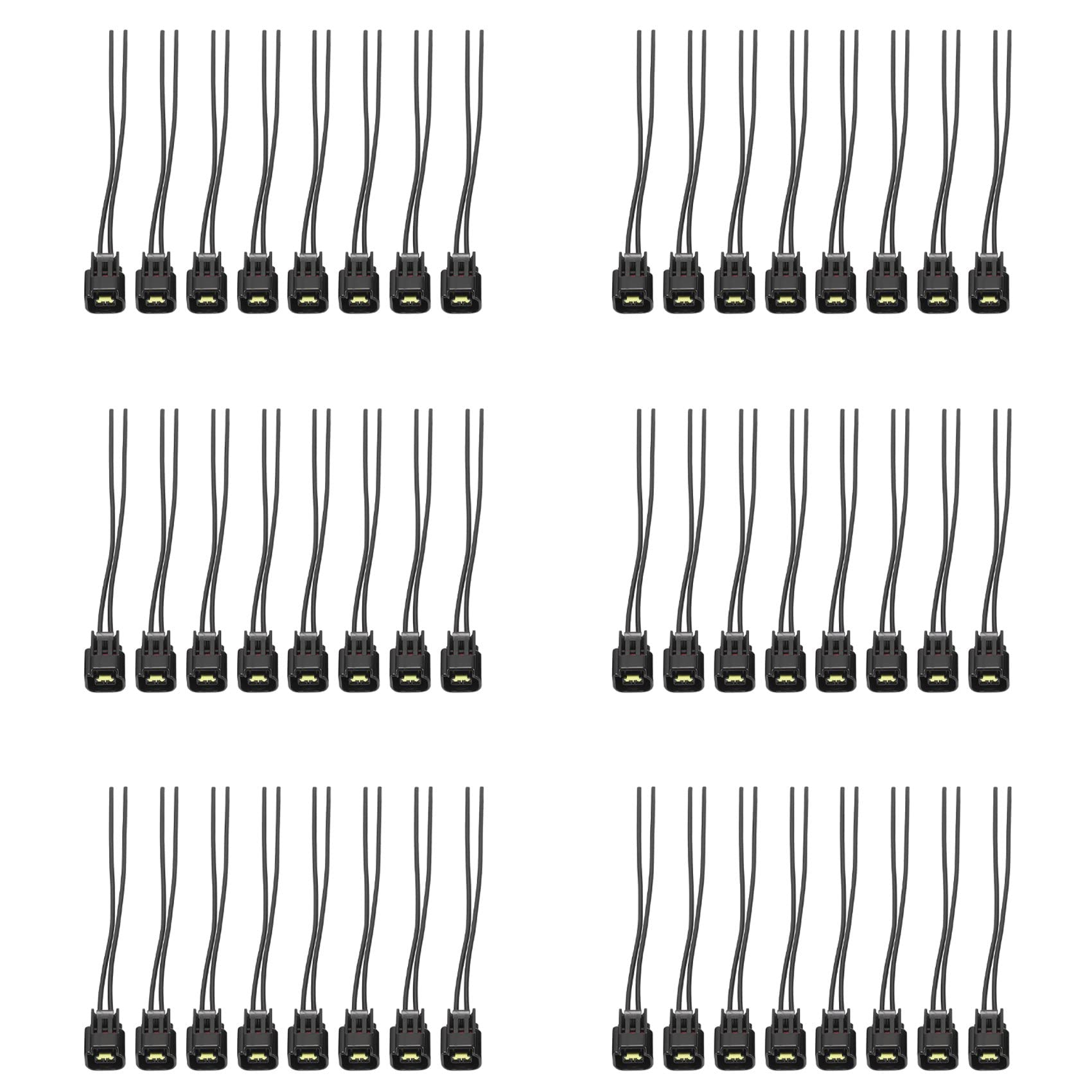 Gbloodst 48 STÜCKE Zündung Spule Stecker Kabel Baugruppe für Artikelnummer:DJ7022Y-2.3-21 E150 von Gbloodst