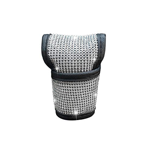 Gbloodst Auto Shift Gear Cover, Luster Crystal Car Knob Gear Stick Protector Diamond Car Decor Accessories for Women von Gbloodst