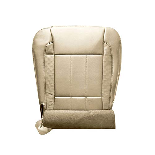 Gbloodst Fahrer Seite Unten Leder Sitz Bezug für Ram Laramie 1500 2500 3500 06-09 Beige von Gbloodst