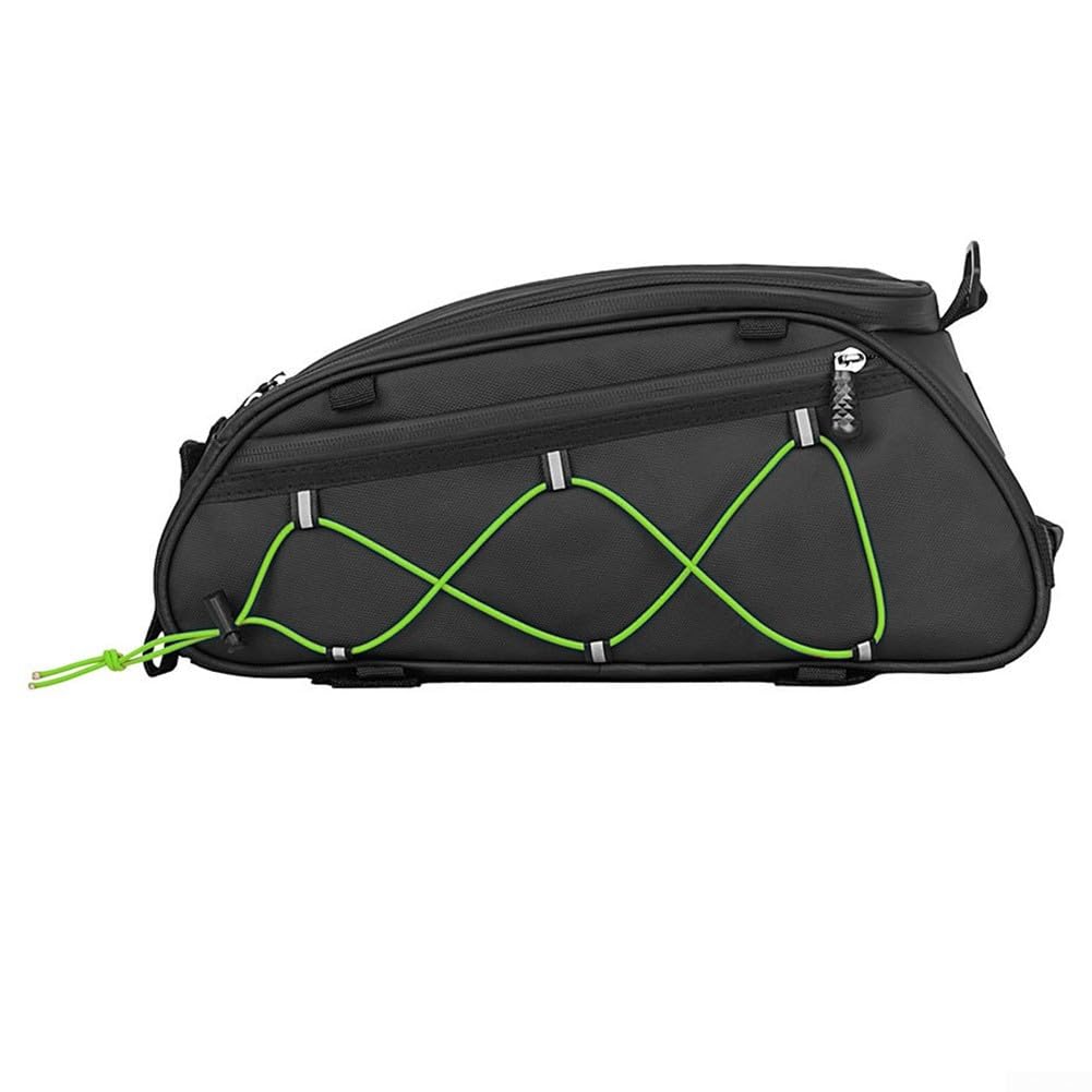 Wasserdichte Sport-Fahrradtasche für Vorderrohr, Fahrradsatteltasche, Fahrrad-Untersitztasche, Mini-Satteltasche, für Outdoor-Sport, Rennrad, Berg (grün) von Gdfnmogo