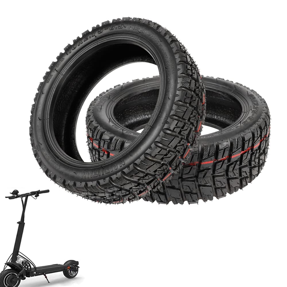 10 * 2,75-6,5 Offroad Reifen, Schlauchlose Reifen für Speedway 5 Dualtron 3 Elektroroller, Scooter 10 Zoll Ersatzreifen (2pcs) von Gdraco