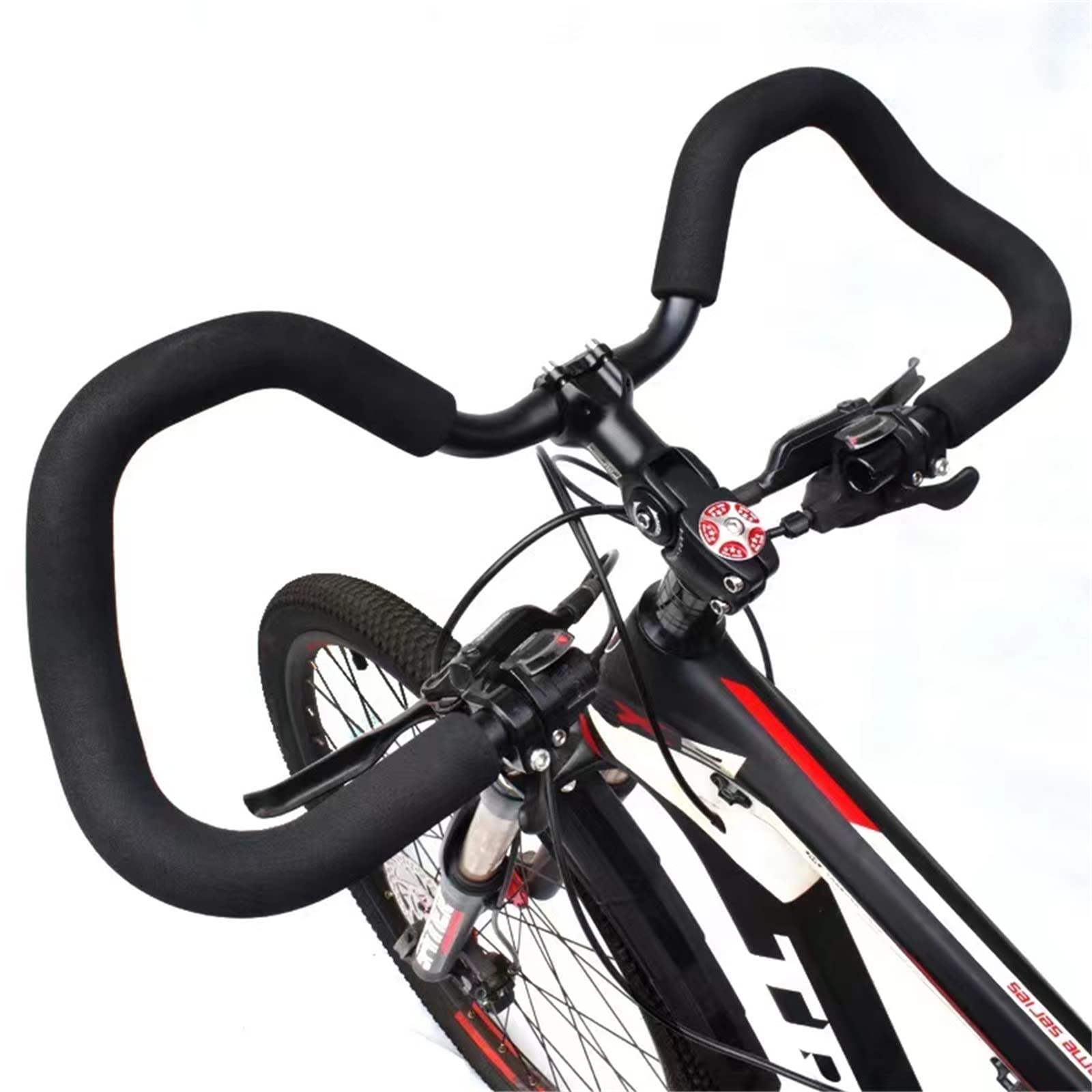 Fahrradlenker 31.8MM Aluminium Butterfly Lenker Touring Lenker Mountainbike Lenker Bent Handlebar Bequemer von Gdraco