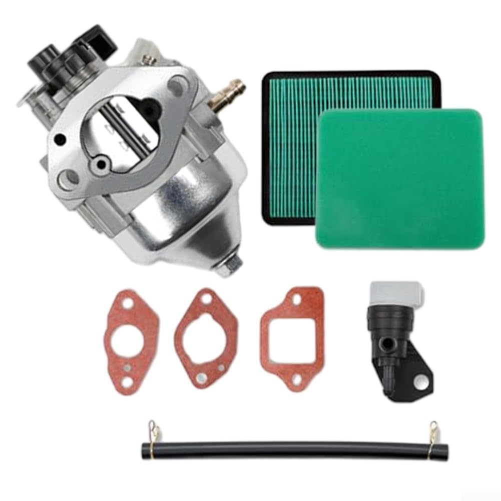 Vergaser- und Luftfilter-Set für Honda GCV170LA GCV200LA Vergaser mit Dichtung, Funken-Kraftstoff-Luftfilter-Set, Ersatz, langlebige Leistung von GeRRiT