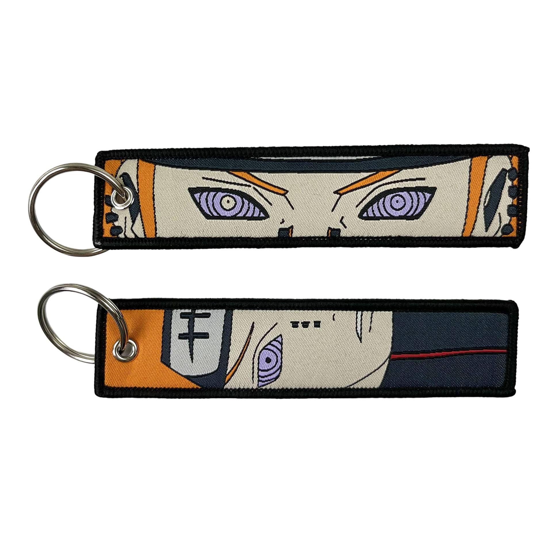 Gearcatweel Anime Keychians Motorrad-Schlüsselanhänger, Anime-Jet-Tag, bestickt, JDM Jet Tag für Motorräder, ATV, Auto, 1 Stück, Kn-08 von Gearcatweel