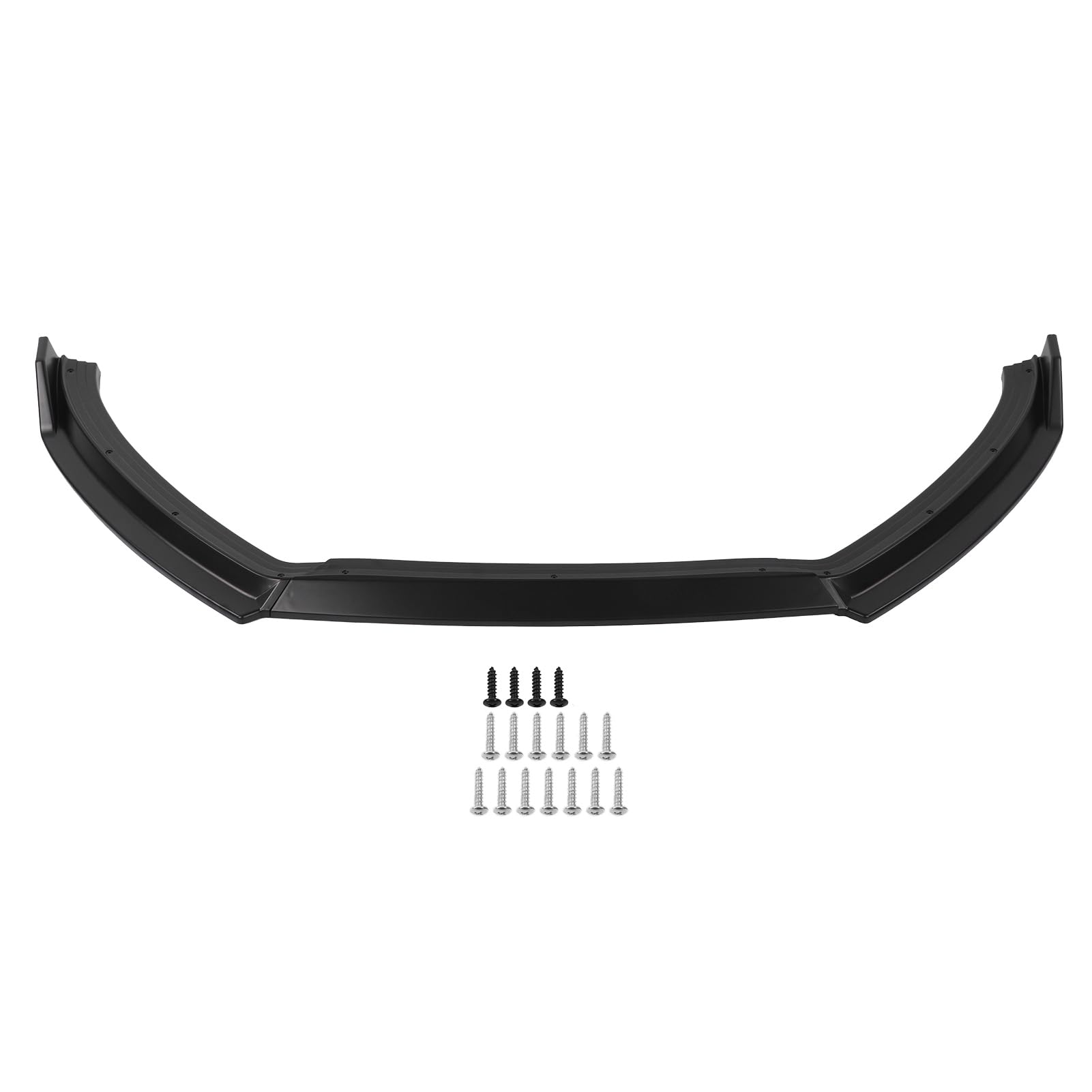 3-teilige Frontstoßstangen-Splitterlippe, glänzend schwarz, Frontstoßstangen-Lippensplitter-Luftdamm-Kinnspoiler für MK5 6R Standard vor dem Facelift 2009–2014 (Matte Black) von Gearwell