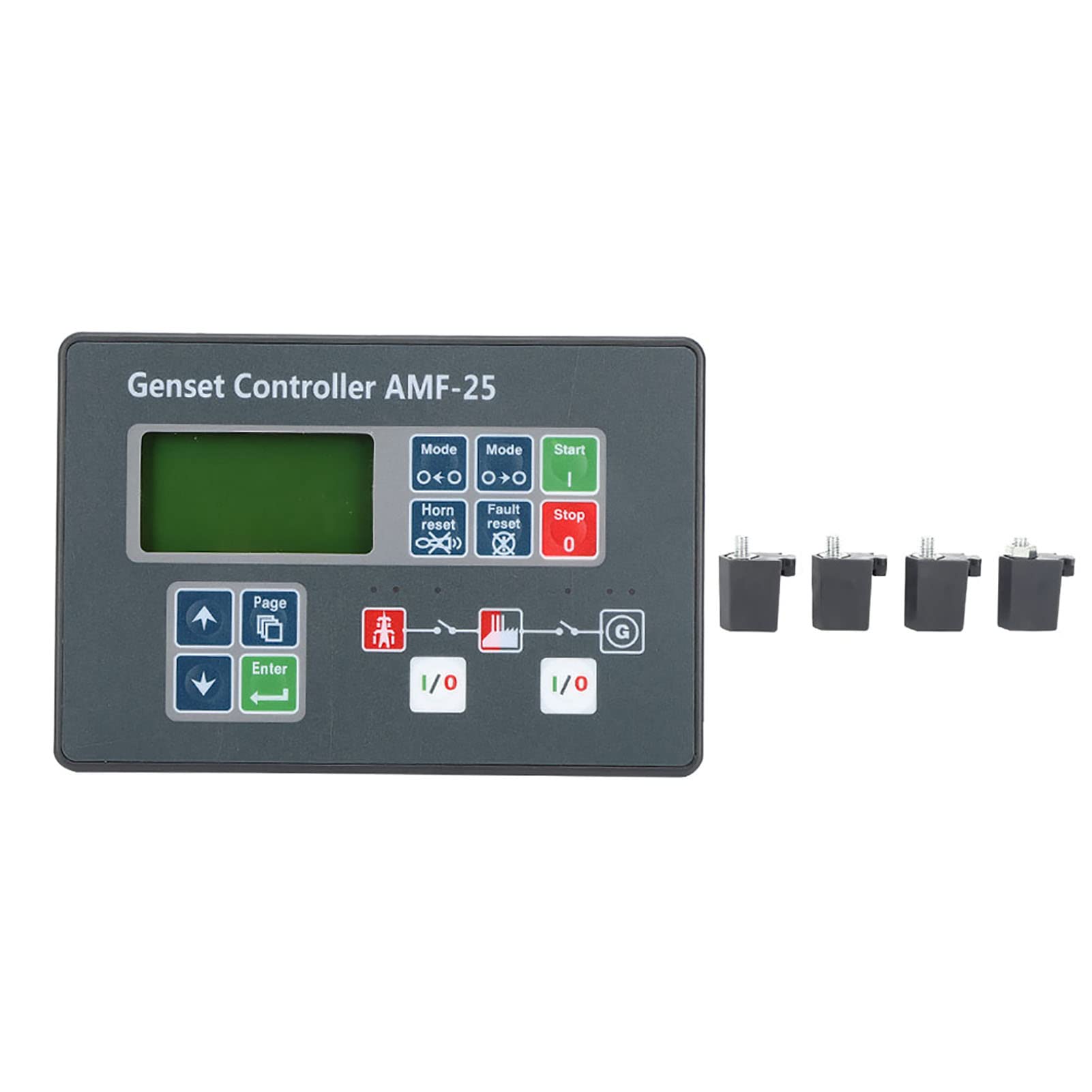 AMF 25 Genset Controller Selbststart-Kontrollbildschirm für Dieselgenerator DC 8 35V Automatischer Controller Generator Automatischer Controller Dieselgenerator Teile von Gearwell