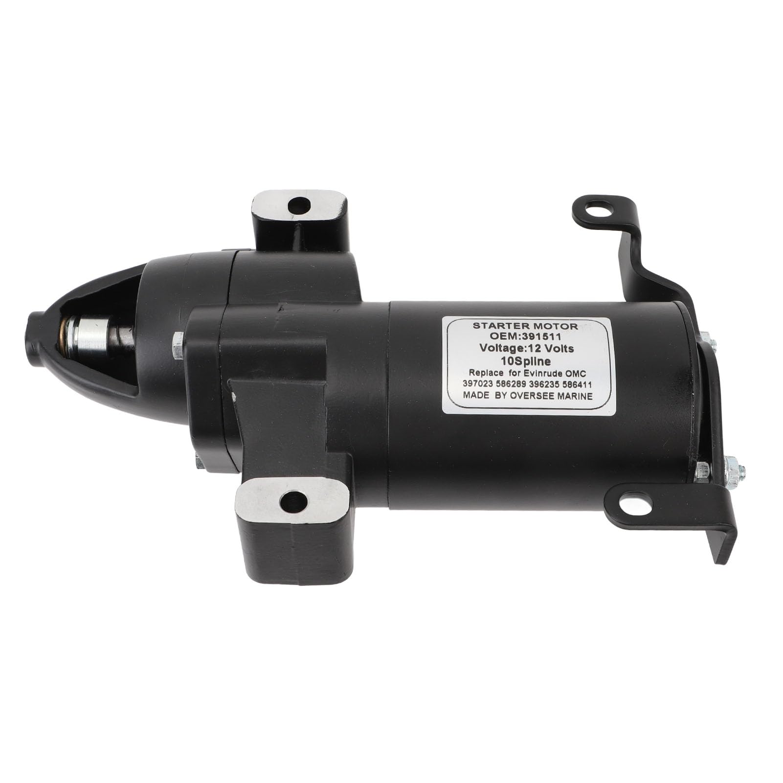 Gearwell Außenborder Startermotor, kompatibel mit Evinrude 115-300 PS, Schnellstart Elektrischer Starter mit Klammerersatz für Meeresmotor von Gearwell