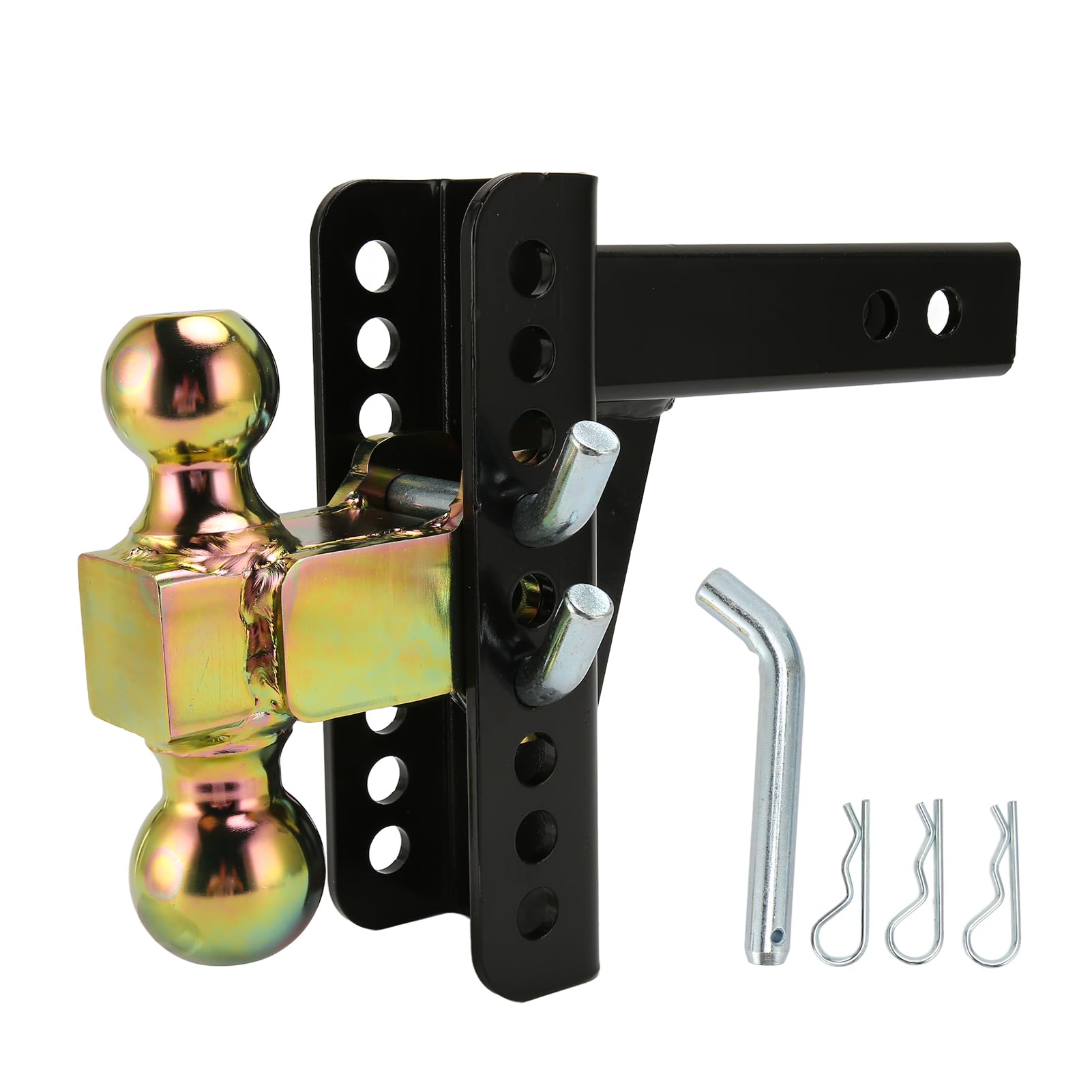 Gearwell Hitch Ball Mount, 2in-Empfänger 6 Zoll Drop, 2-Zoll 2-5/16-Zoll-Schleppkugel, kompatibel mit RV-Traktoranhänger, 14000 lbs Schleppkupplung, Legierungsstahl 45900 von Gearwell