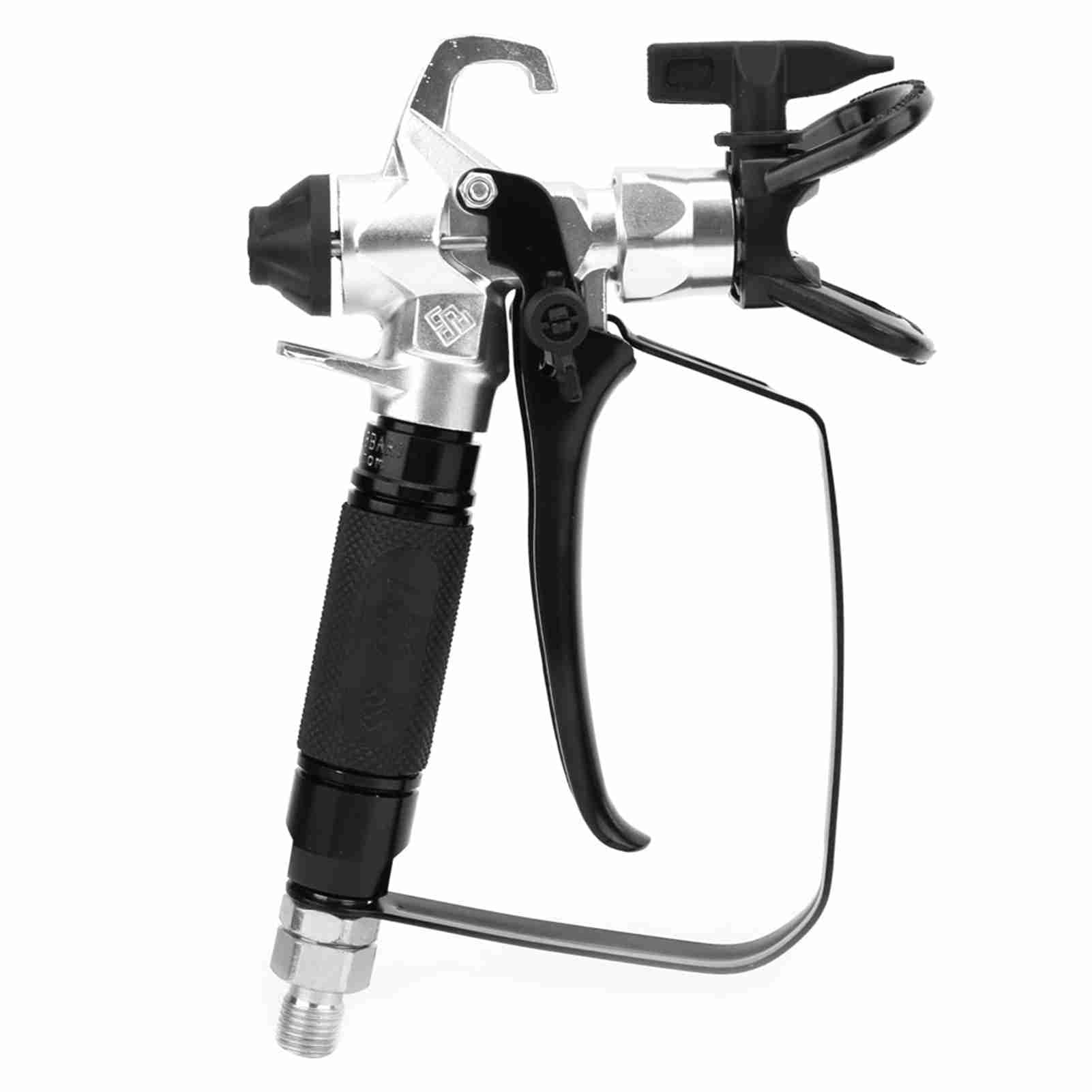 Gearwell Hochdruck-Airless-Farbspritzpistole – 3600 PSI, 517-Spitze, 1/4-18NPSM-Einlass, professionelle Airbrush für gleichmäßigen Farbauftrag und präzises Sprühen von Gearwell