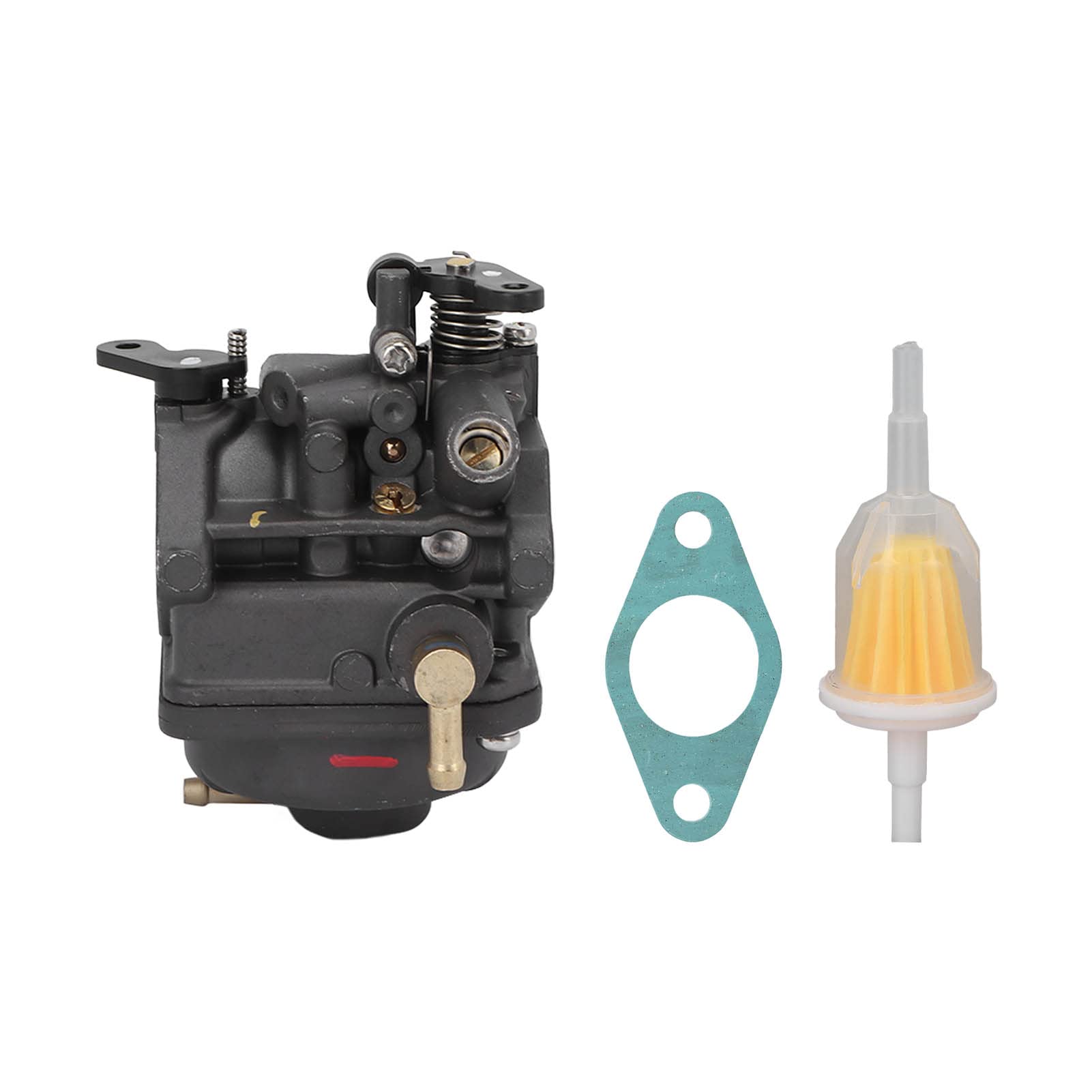 Gearwell Outboard Carburetor Assembly, kompatibel mit BF8AH BF8AK BF8AM 7.5 PS 8 PS, Marine Motor Carb mit Dichtungsfilter, Bootskohlenhydrat-Ersatz 16100-881-841 von Gearwell