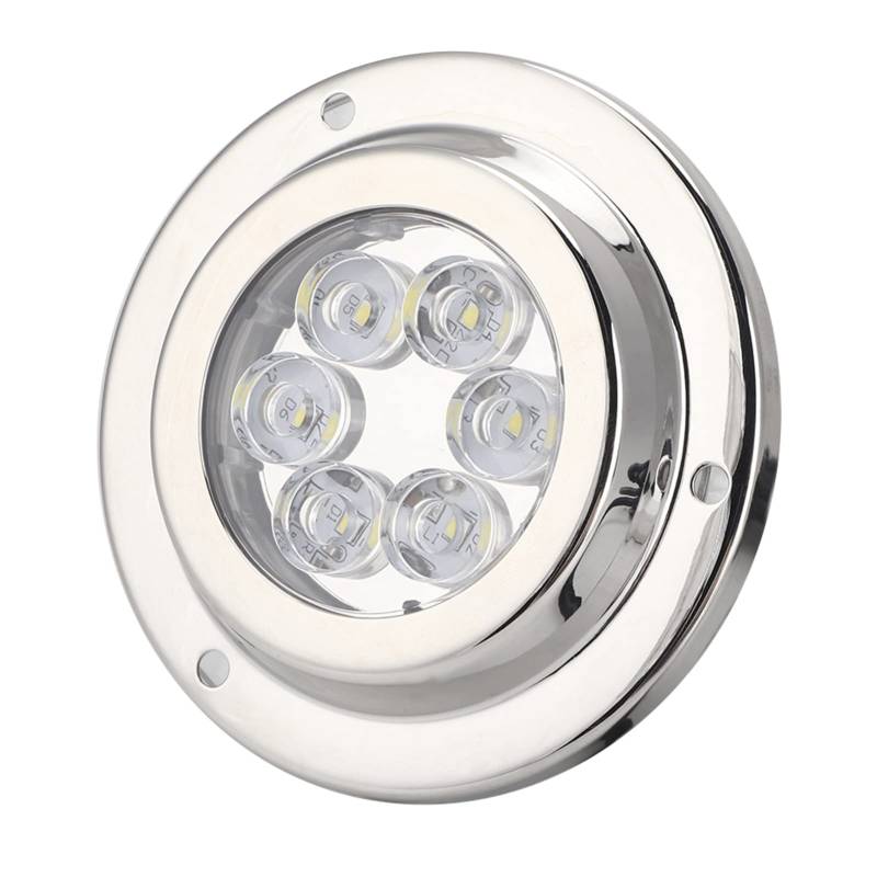 Gearwell Unterwasserlicht, LED-Marinelicht, Edelstahl-Unterwasserlicht, IP68 wasserdichtes Unterwasser-Marinelicht, für Yacht-Bootsdeck, Wohnmobil, Kaya von Gearwell