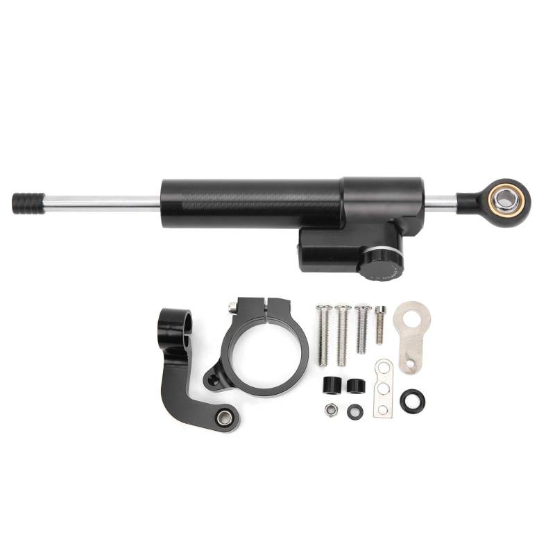 Motorradsteuerungsdämpfer Stabilisator Sicherheitskontrolle Zubehör für R1200GS LC Black 6063 Billet Aluminium von Gearwell