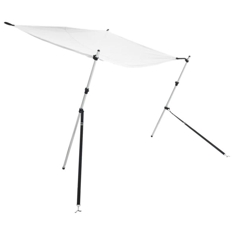 Gecheer T-Top Beschattungsverlängerung Sonnenscuhtz Verlängerung Sonnensegel, Weiß 170x208x(115-183) cm von Gecheer