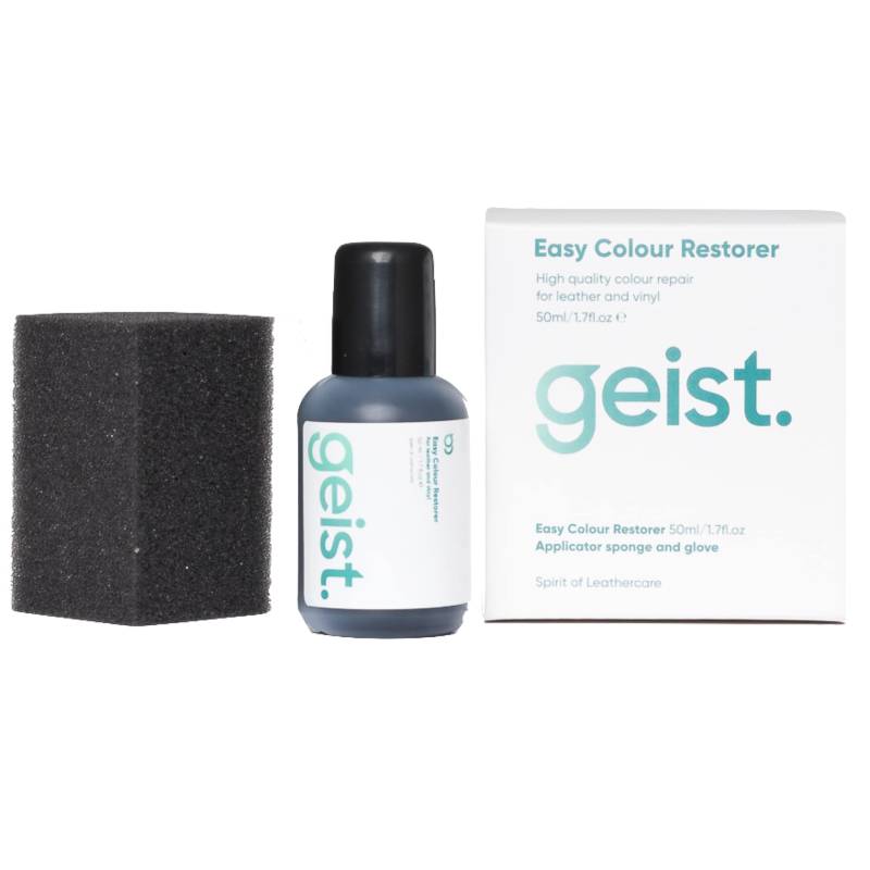 Geist. Easy DIY Colour Restorer | Farbe Für Leder & Kunstleder | Dunkelbraun, 50ml von Geist.