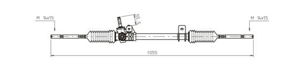 Lenkgetriebe General Ricambi RE4042 von General Ricambi