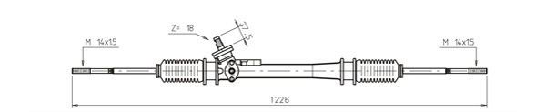 Lenkgetriebe General Ricambi WW4037 von General Ricambi