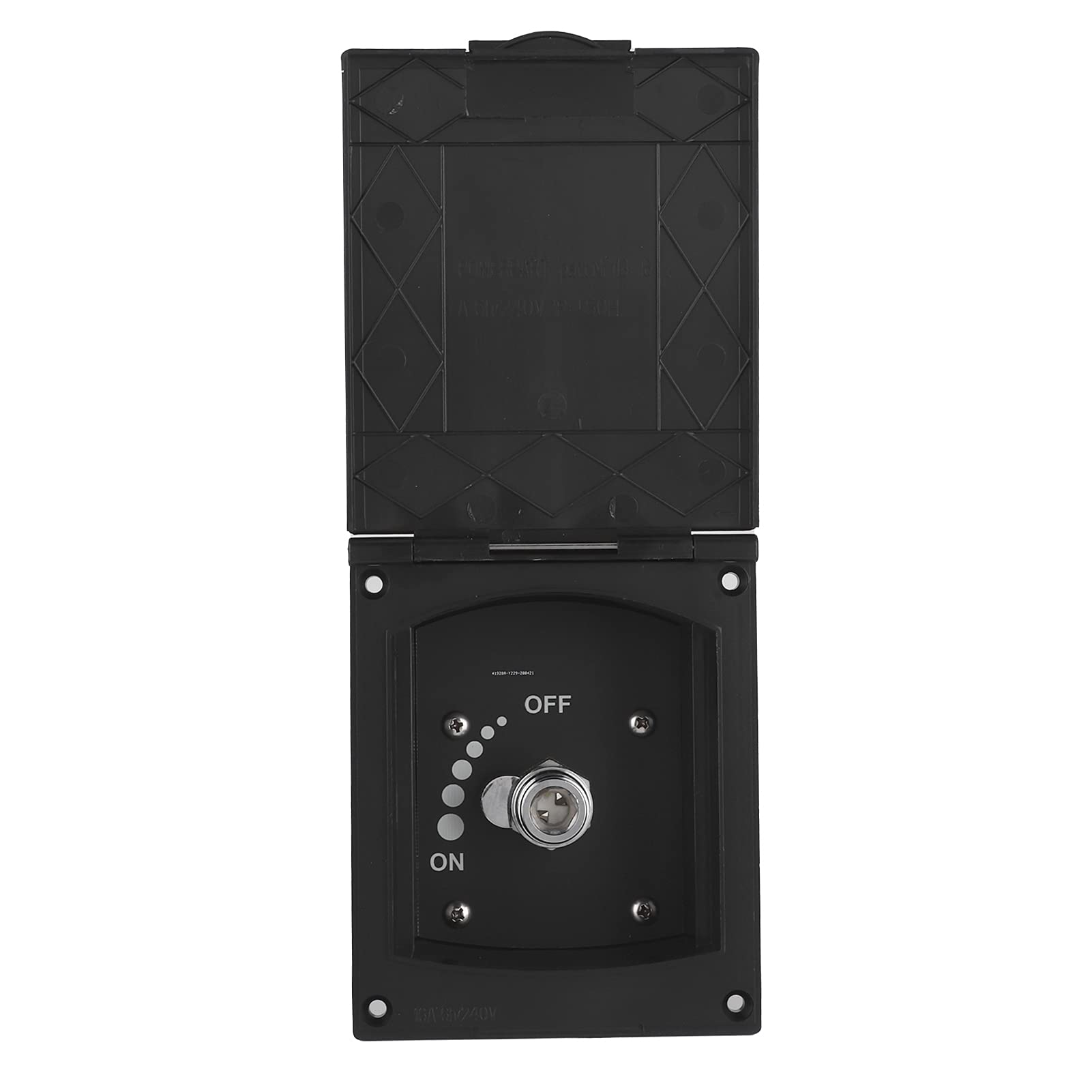 1/2-Zoll-Außensprühbox mit Einlass- und Auslassanschluss für Wohnmobil-Dusche, Wohnmobil-Boot-Außenduschbox-Schnittstelle für Einfache Installation und Verwendung von Generic