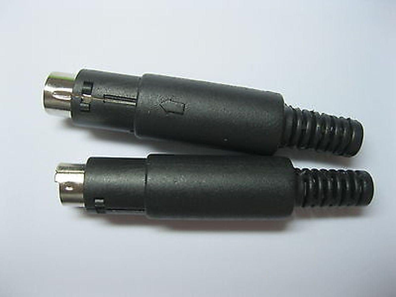 10 Stück DIN-Stecker 6-polig Mini mit Kunststoffgriff 10 Stück DIN-Stecker 6-polig Mini mit Kunststoffgriff von Generic