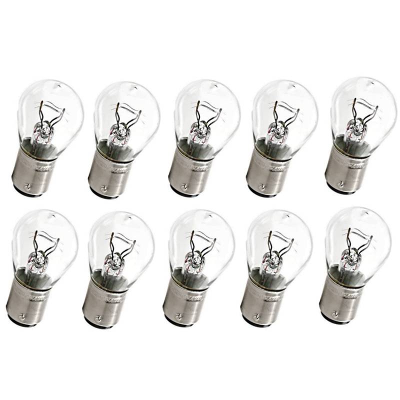 10x Long Life P21/5W 12V BAY15d Original Jurmann Trade langlebig Halogen Ersatz PKW Lampe von Generic