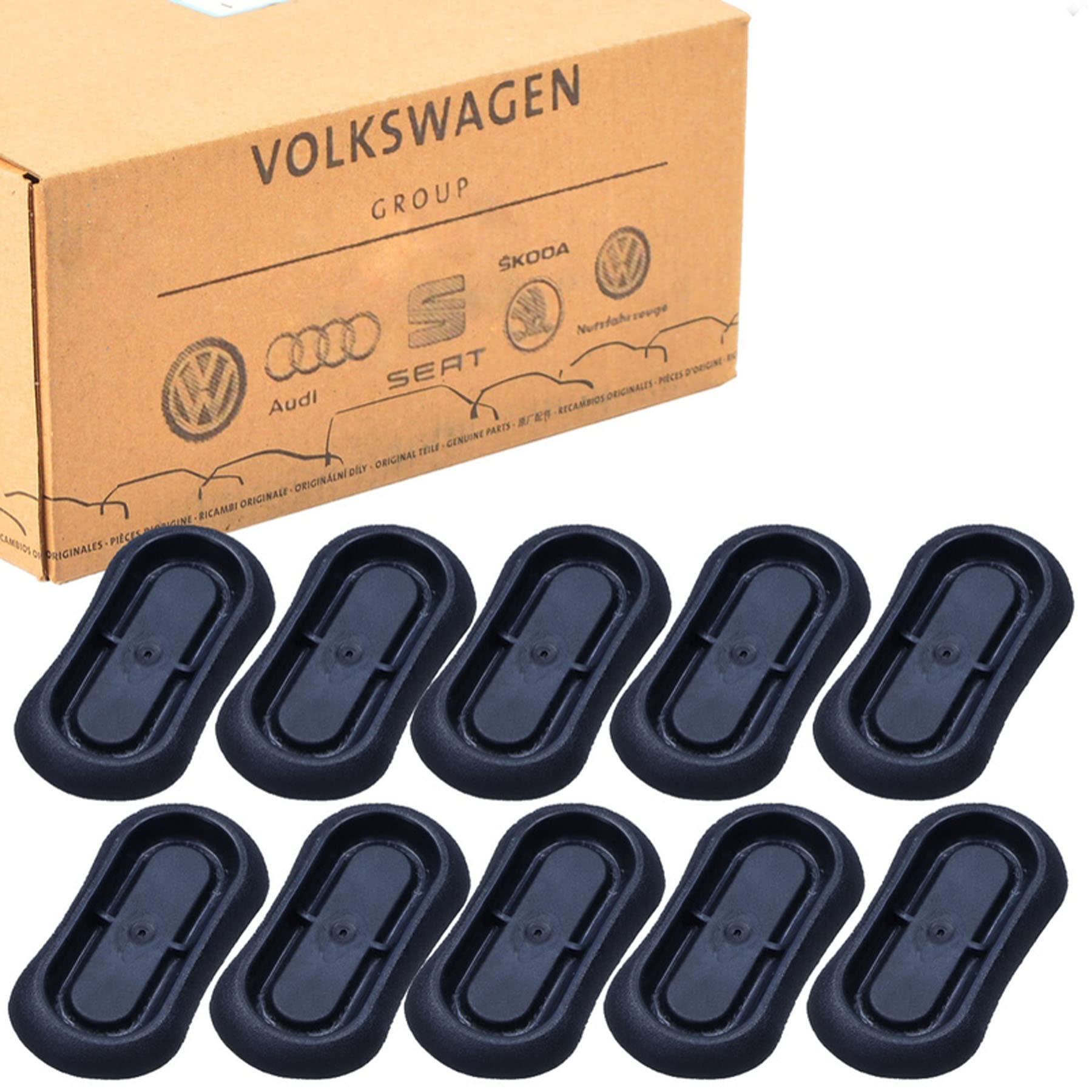 10x ORIGINAL N91055001 Unterboden Tülle Abdeckung Stopfen Set AUDI SEAT 1 Set von Generic