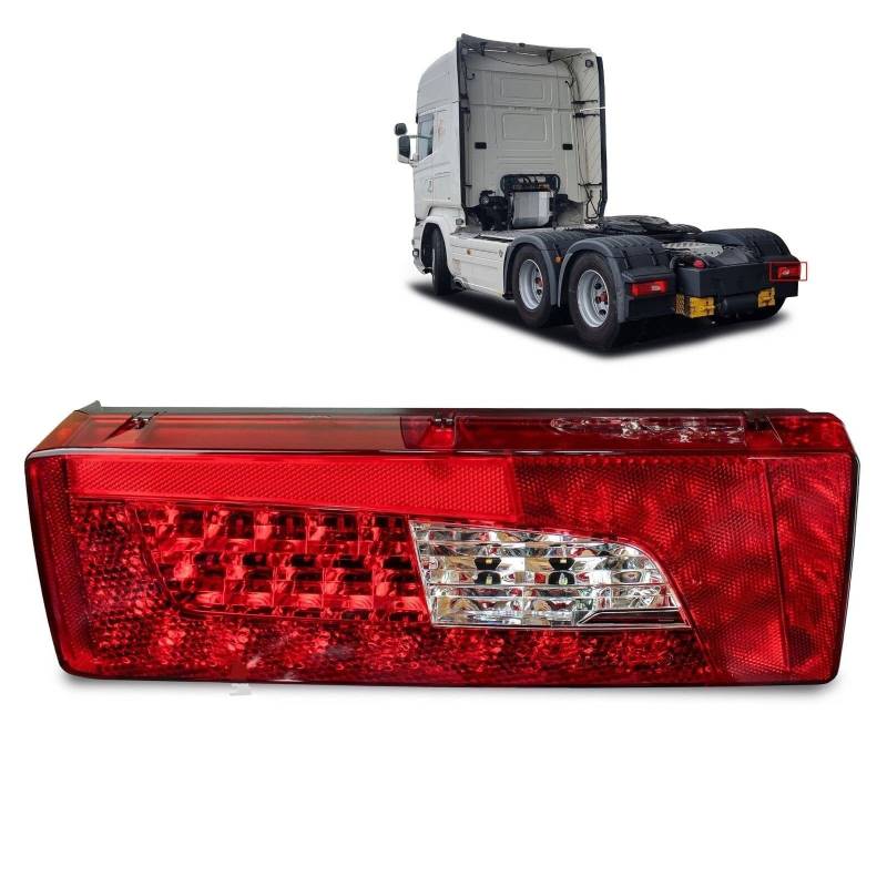 1x Rückleuchte Für lkw SCANIA S G R P LED LKW Rücklicht Heckleuchte E9 rechts Euro 6 von Generic