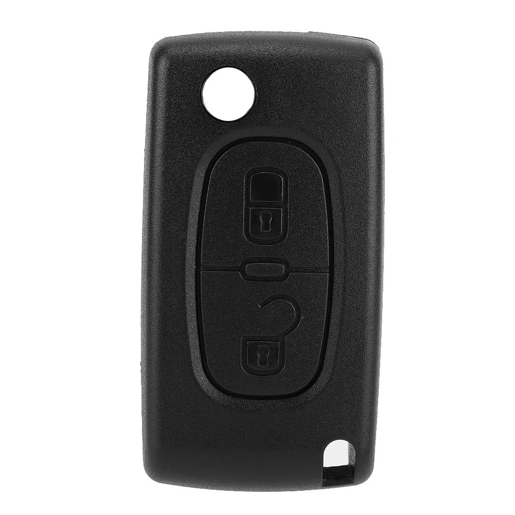 2-Tasten-Auto-Fernbedienungs-Flip-Key-Fob-Hülle für207 307 308 407 von Generic