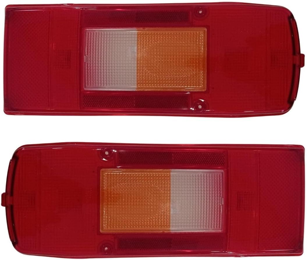 Generic 2 x Rücklichtglas Rückleuchtenglas Lichtscheibe Glas Rückleuchten Heckleuchten für Volvo FH16,FH12,FM9 LKW Anhänger E-MARK Rot Gelb Weiß von Generic