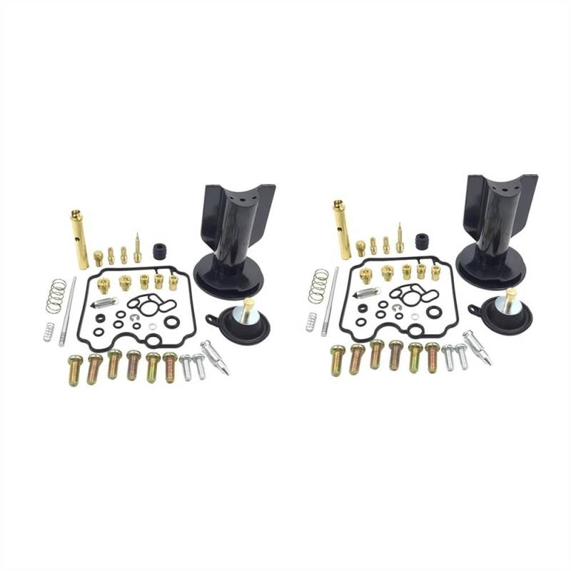 2Set Vergaser Reparatur Kit Dichtung Schwimmerventil Pilot Schrauben Kolben Membran for TDM850 1991-1999 von Generic