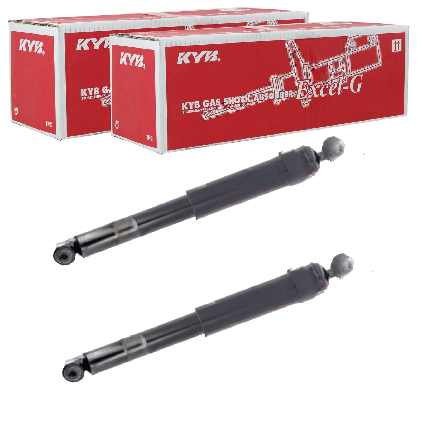 2X KYB EXCEL-G Gasdruck Stoßdämpfer hinten passend für Laguna von Generic