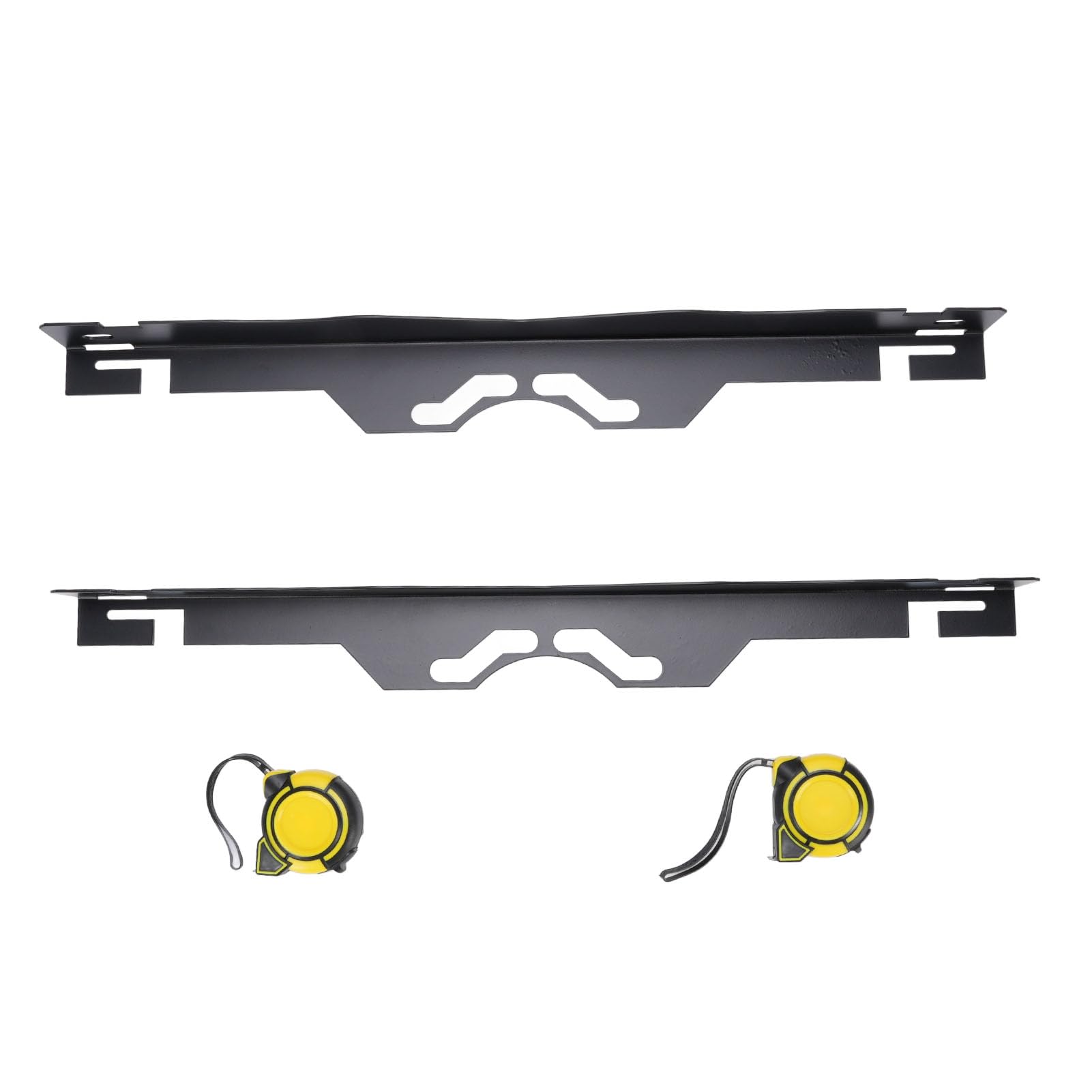 2pcs Rad Ausrichtungswerkzeugplatten, Universelle Stahlzehenausrichtungsplatten mit Hängenden Loch, 2 Klebeband -Messungen für eine Genaue Frontend -Ausrichtung des Autos, Ideal von Generic