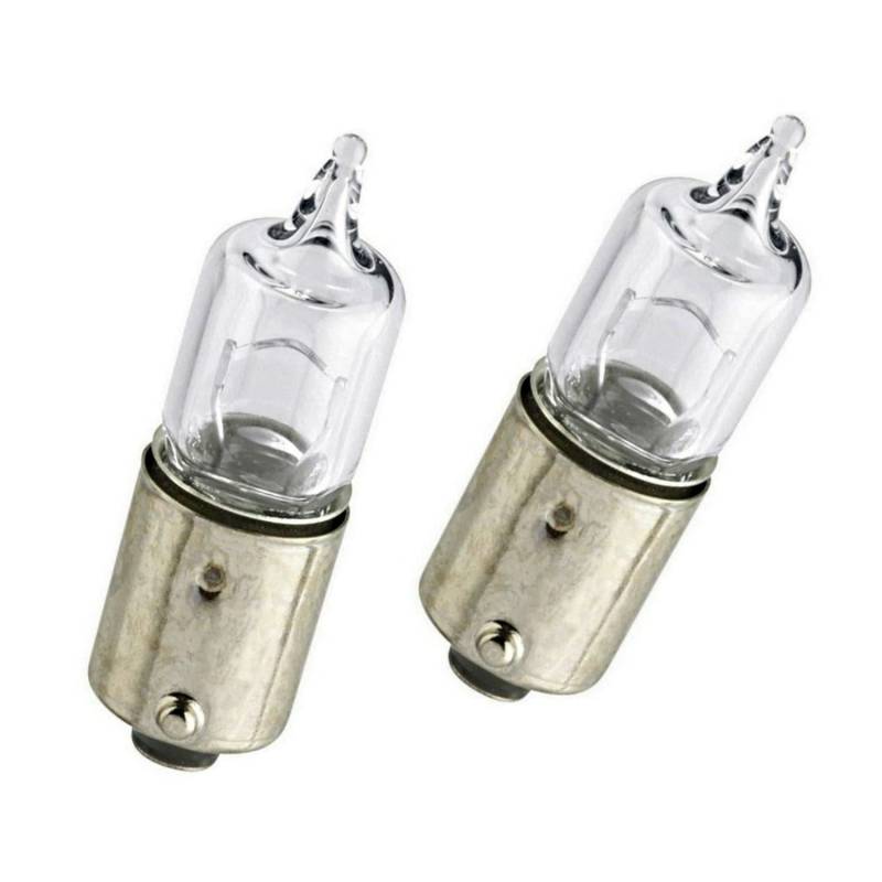 2x Jurmann H6W 12V Long Life Halogen Birne für Hecklicht, Rückfahrlicht, Parklicht, Standlicht - E-geprüft von Generic