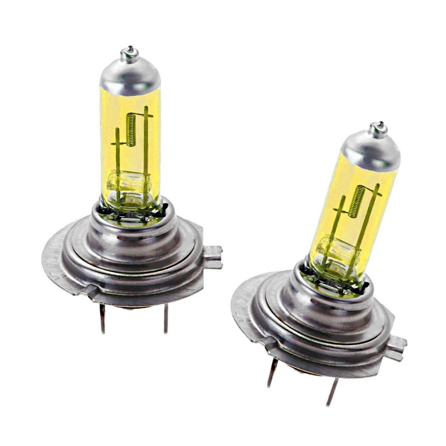 2x Jurmann H7 100W 12V Gelb Yellow Halogen Birne für Scheinwerfer, Fernlicht, Abblendlicht, Nebelscheinwerfer - Off-Road von Generic