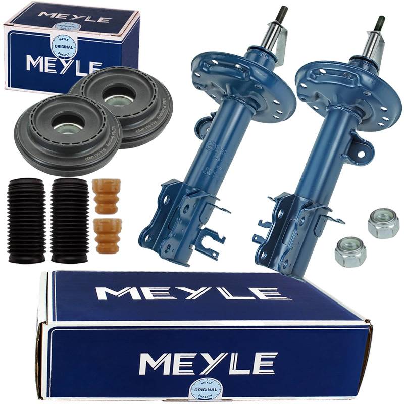 2x Meyle Stoßdämpfer + Domlager + Protection Kit vorne von Generic