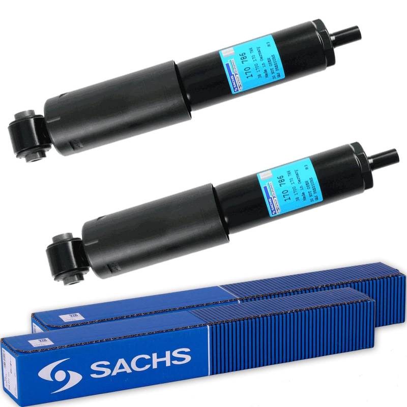 2x SACHS GASDRUCK STOSSDÄMPFER hinten passend für T4 Transporter BUS Multivan von Generic