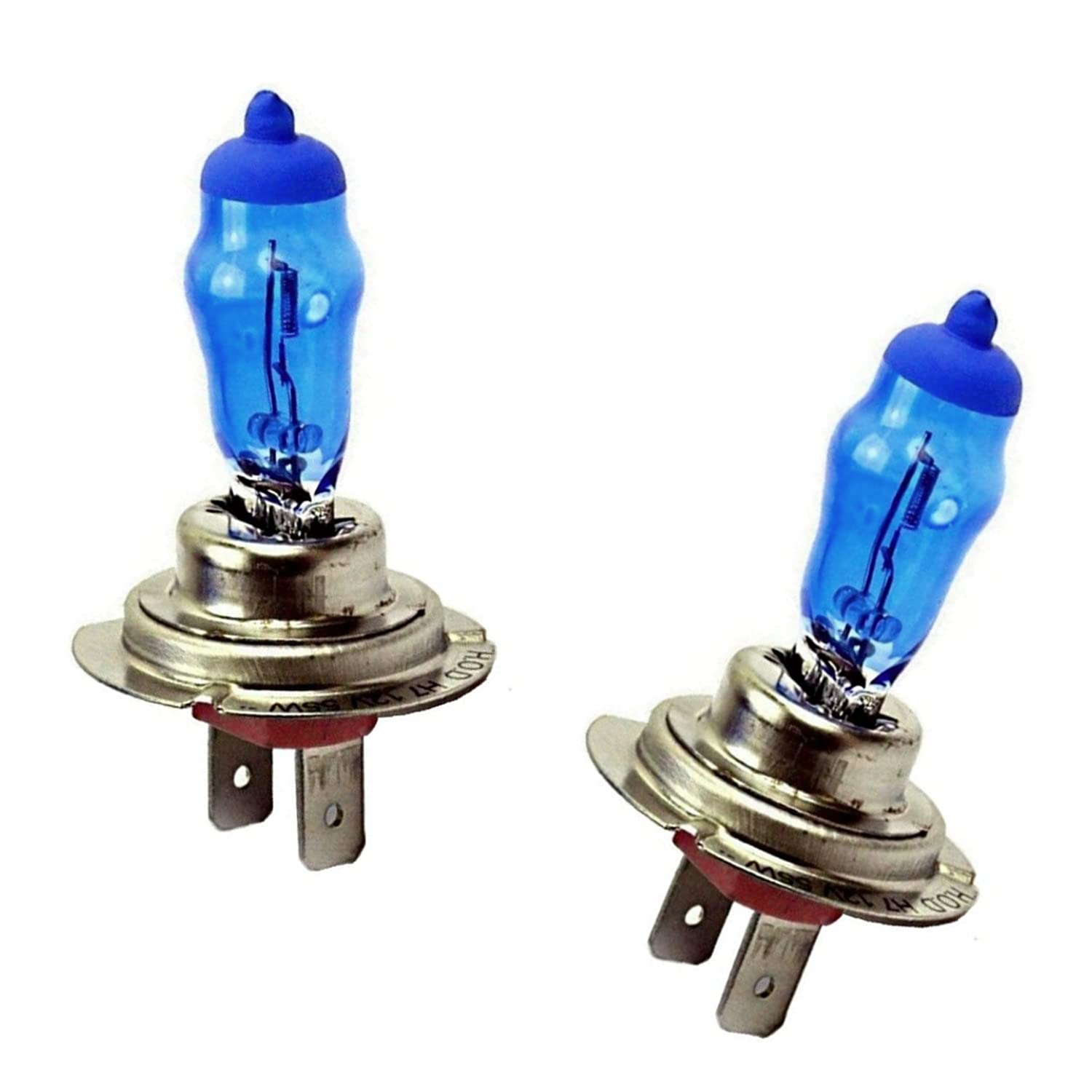 2x Super Weiß H7 H.O.D. 55W 12V PX26d Original Jurmann Trade Xenon Look 6000K Halogen Ersatz PKW Lampe von Generic