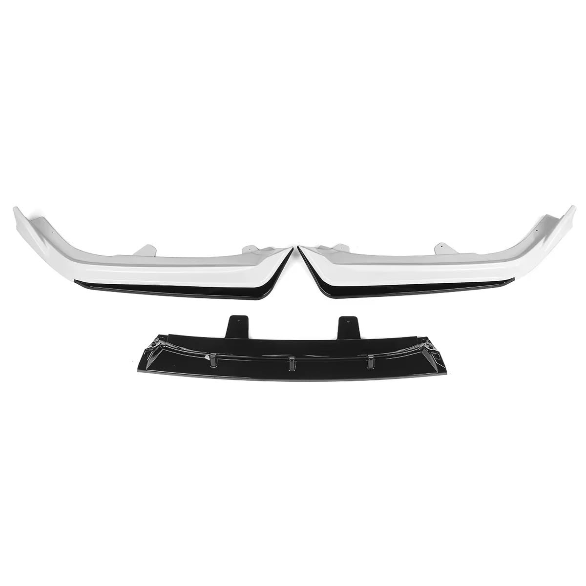 3 Stück Auto Frontstoßstange Splitter Lippe Spoiler Karosserie Kit Stoßstange Diffusor Lippen Frontlippe Kinn Stoßstange Kompatibel mit Honda Accord 10.5th 2021-2022 Autozubehör (Kohlefaser-Optik) von Generic