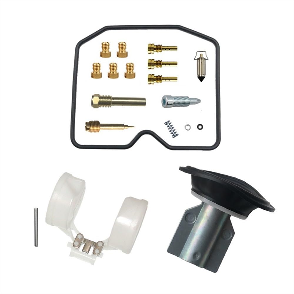 300 4x4 KLF300 4x4 Vergaser Reparatur Kit KLF300-B KLF300-C Kolben Membran Float Teil 1988-2006(Type2) von Generic