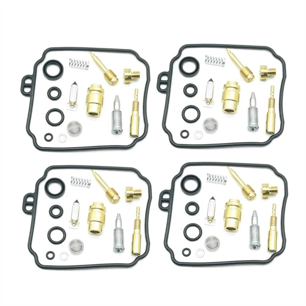 4 Sets for XVZ13 XVZ1300 XVZ 13 1300 96-00 Vergaser Reparatur Kit Float Wichtigsten Langsam Vakuum Membran(Set A) von Generic