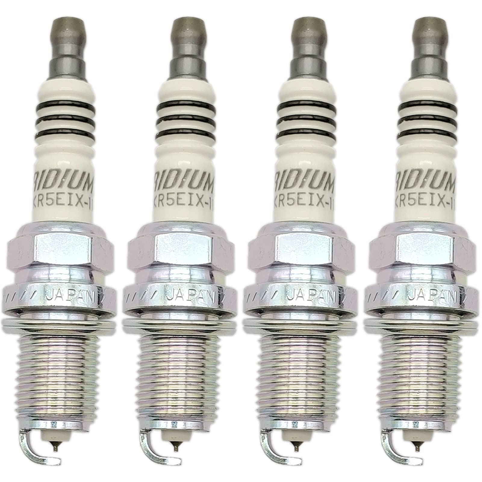 4 Stück Bkr5eix 5464 Iridium Ix Zündkerzen Motorzündkerze von Generic