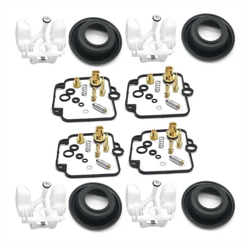 4SET Vergaser Reparatur Kits Membran Float for BST36 GSXR750 1988-1992 GSF1200S 1997-2000 GSXR1100 1989-1992 von Generic