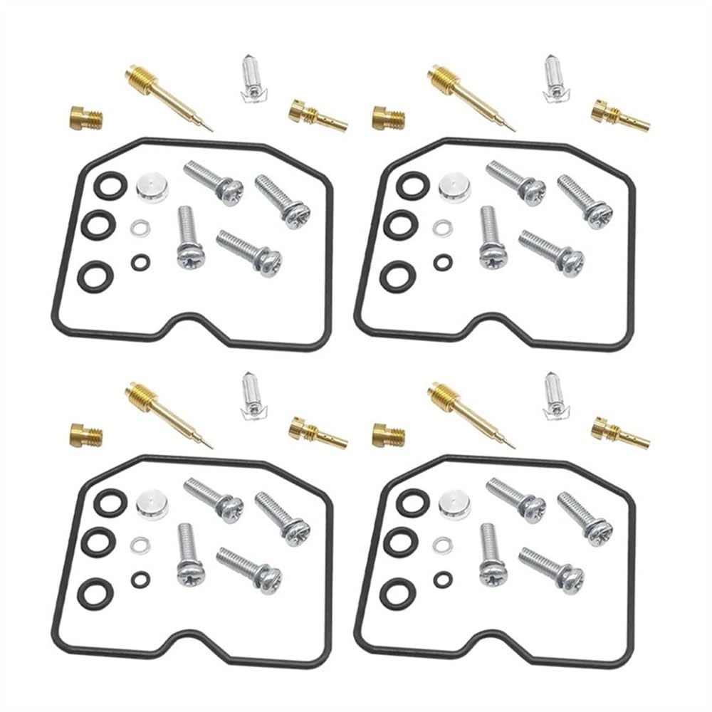 4sets Motorrad Vergaser Kolben Schwimmer Dichtung Kit Reparatur Kit for GPZ400R ZX400 von Generic