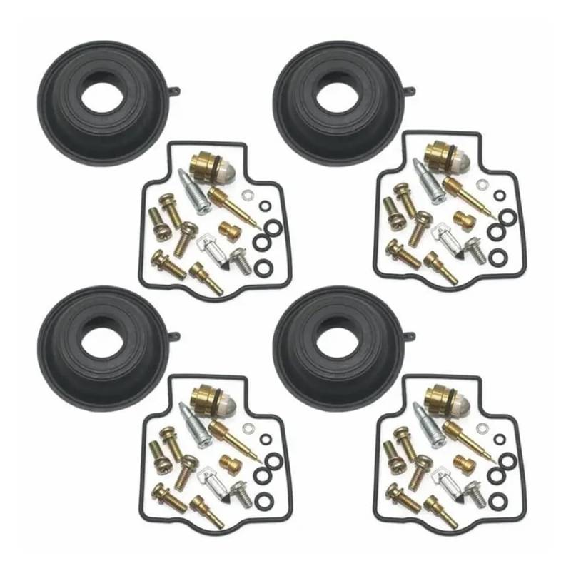 4sets Vergaser Reparatursatz Kolbenmembran for ZX750 ZX7R ZX750P 750 1989-2003 von Generic